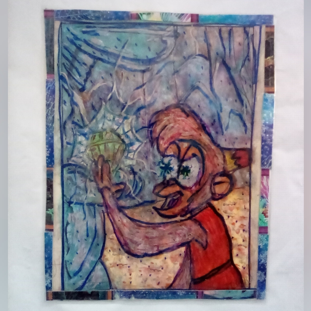 🎨Abstract Aladdin Watercolor Painting Art🖼